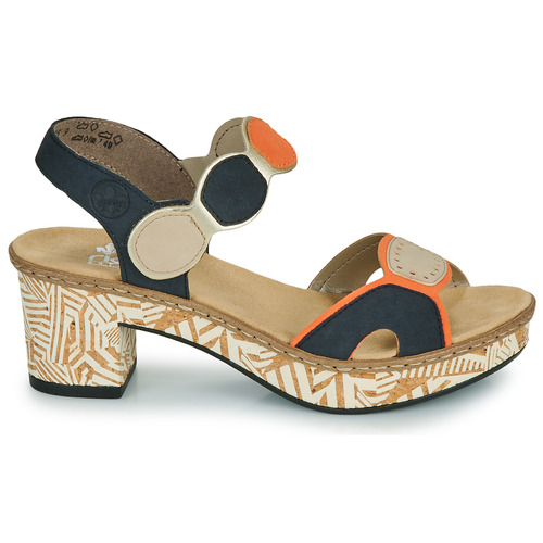 Rieker - Marino / Naranja / Beige