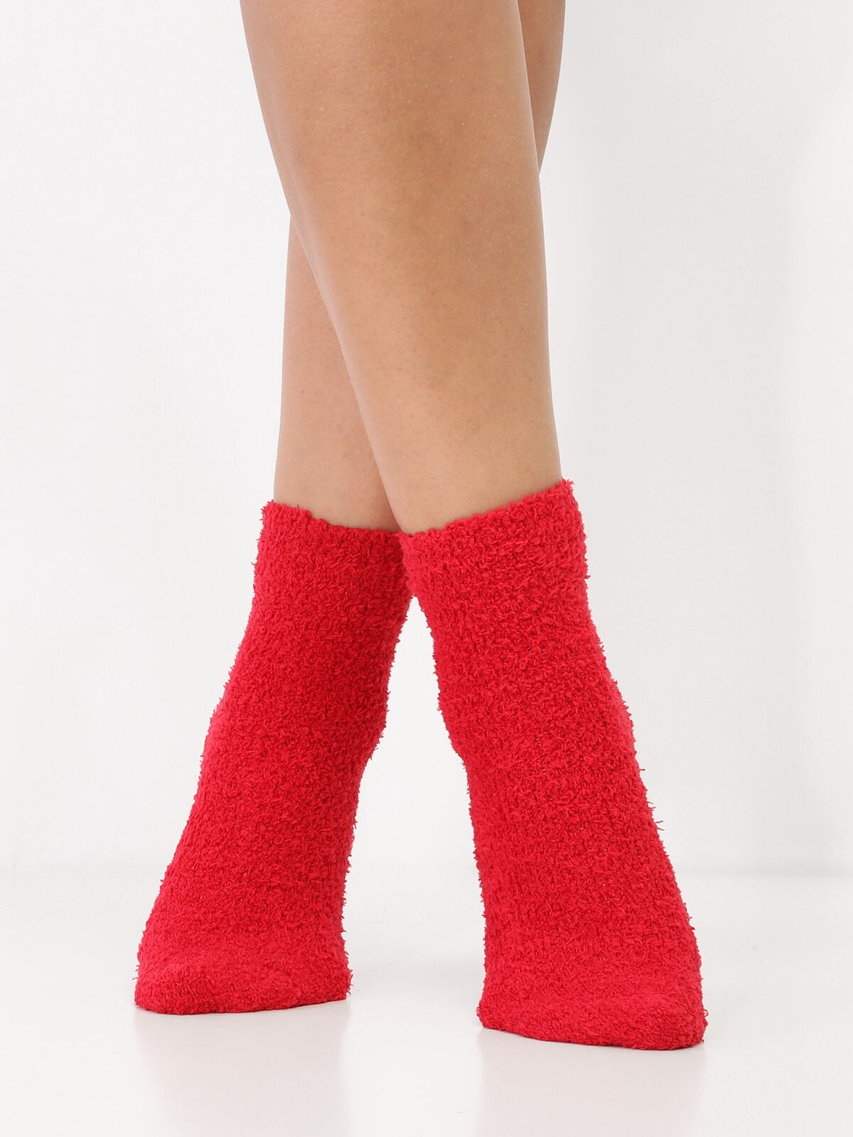 Lot de 6 paires de chaussettes duveteuses- Multicolore