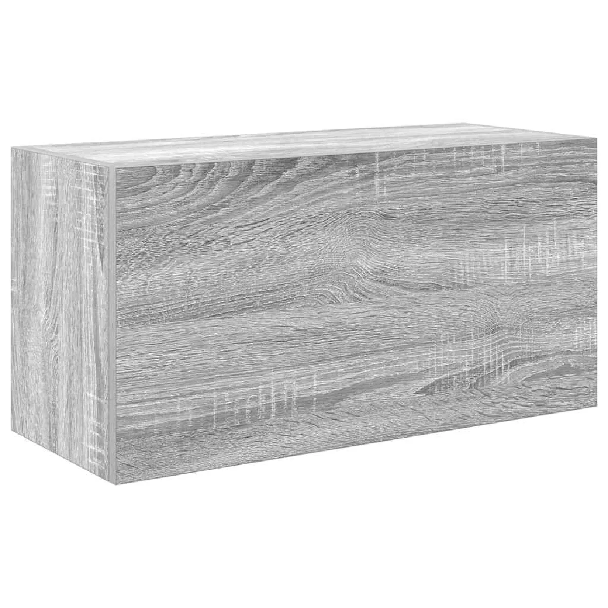 vidaXL Armoire murale de bain - Sonoma gris