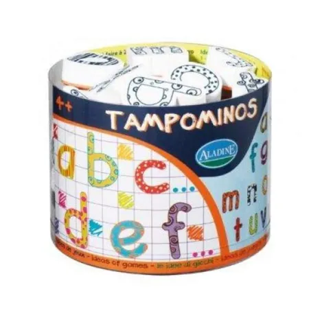 Aladine Buchstabenstempel Tampominus, 26 Stück