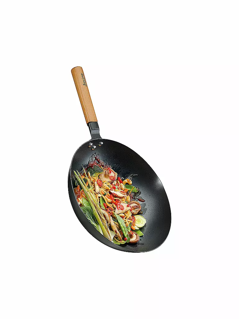 SPRING Wokpfanne CANTON 30 cm schwarz