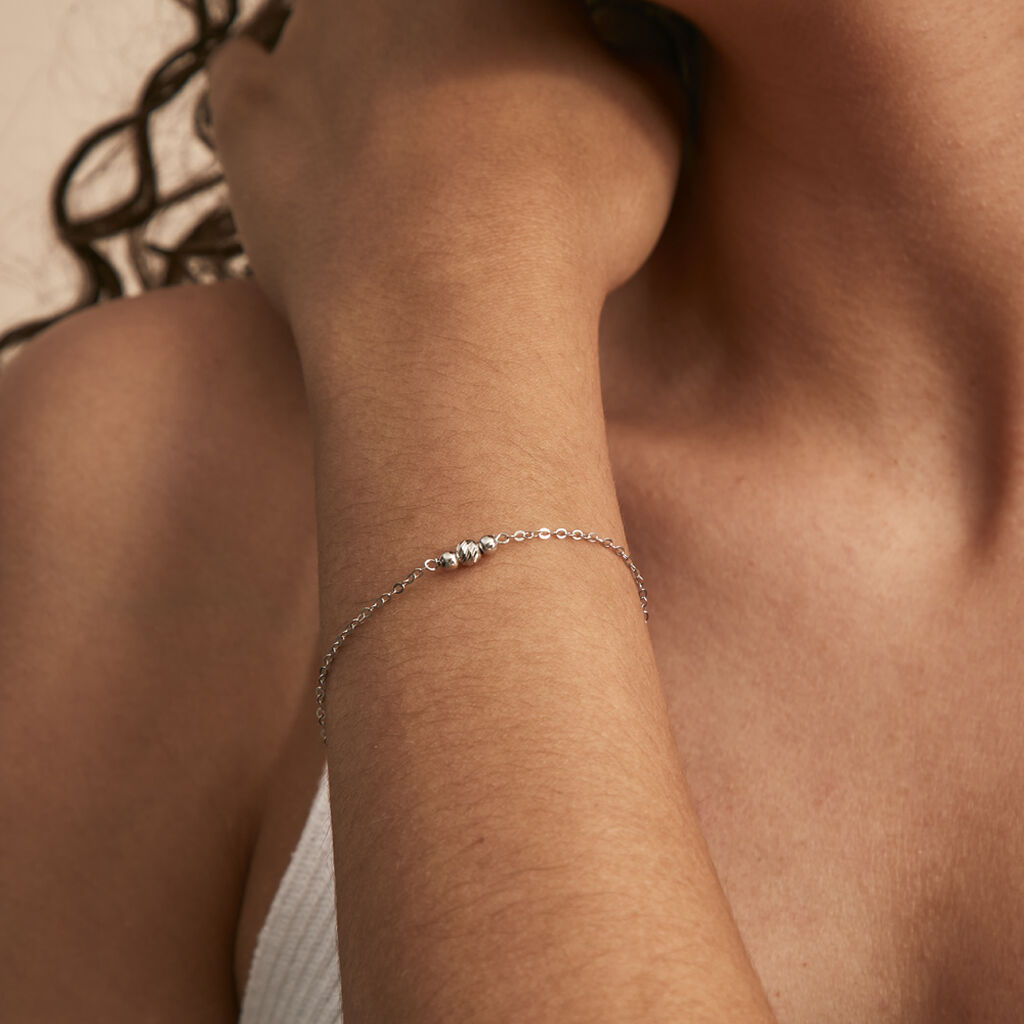 Bracelet Tolly Argent Blanc
