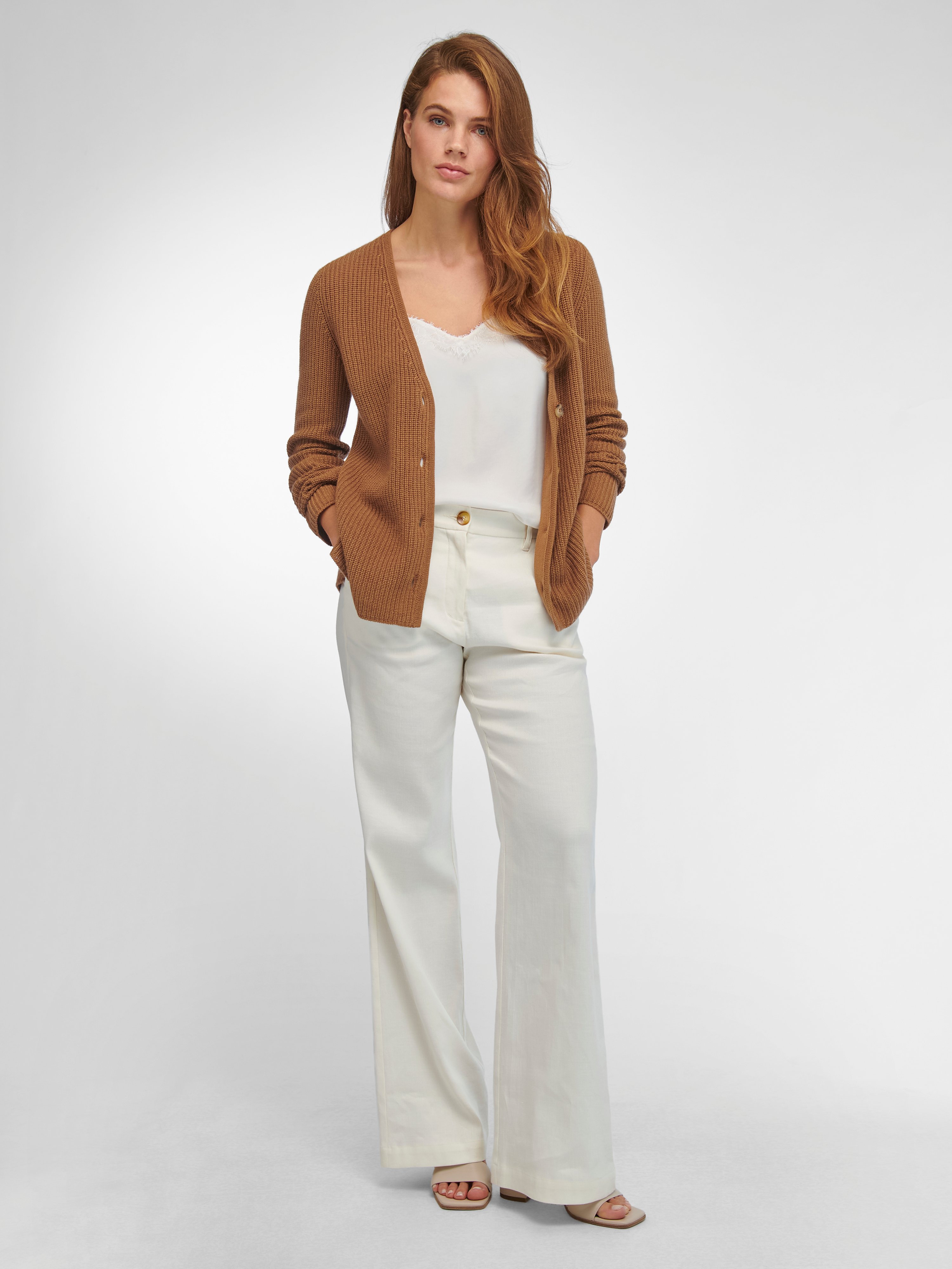 Strickjacke aus Seide und Kaschmir