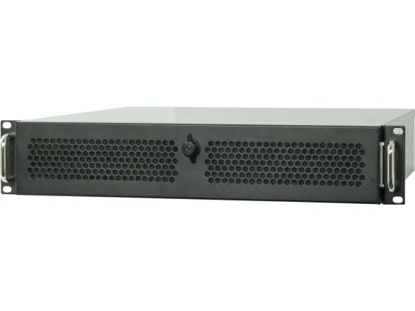 Chieftec UNC-210M-B - Rack-monterbar 2U - micro ATX - ingen strømforsyning - USB