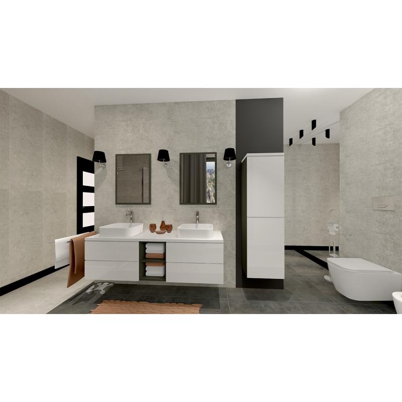 MALAGA SALLE DE BAIN BLANC
