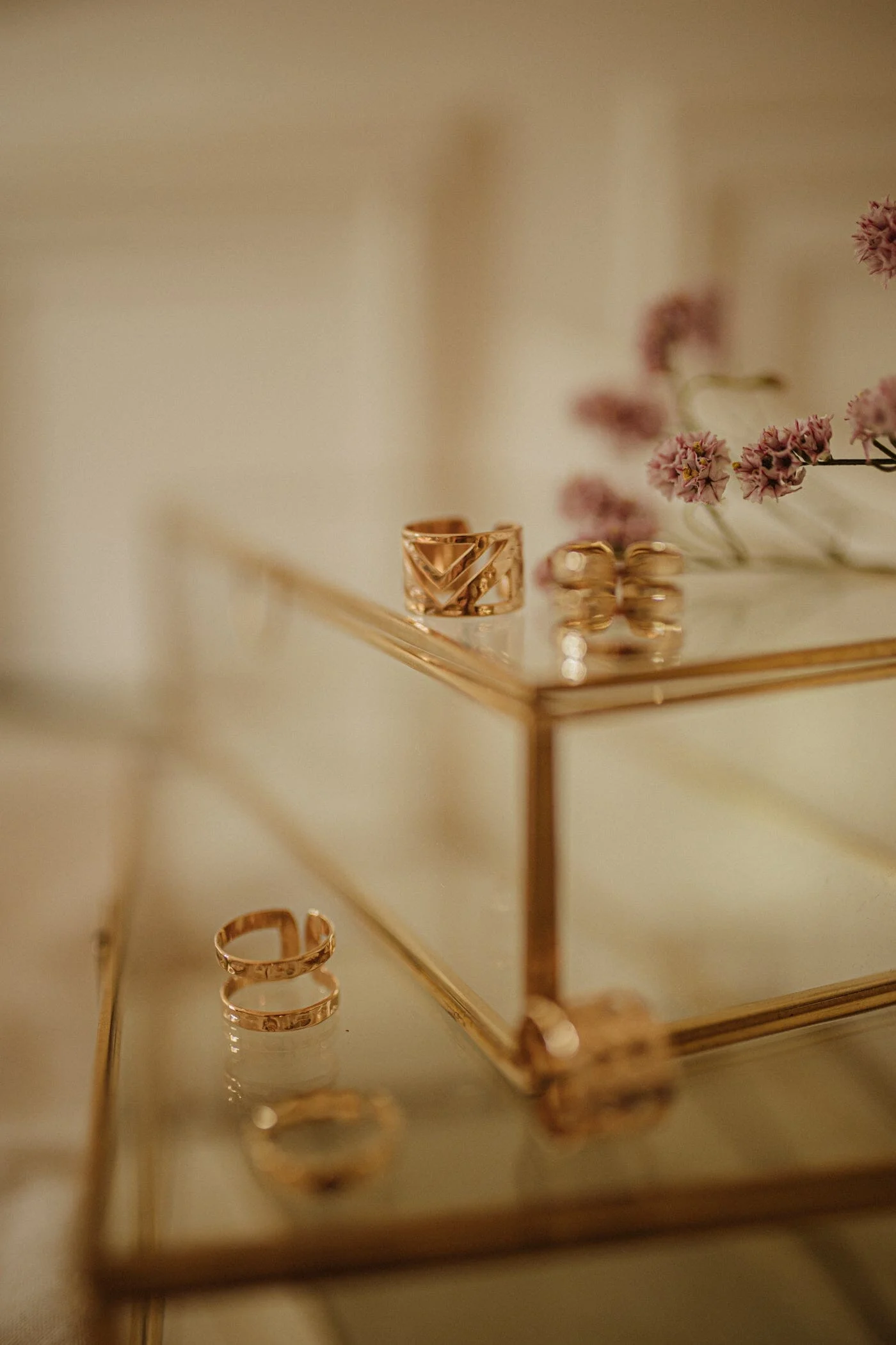 ZAK - Bague martelée argent | Doré