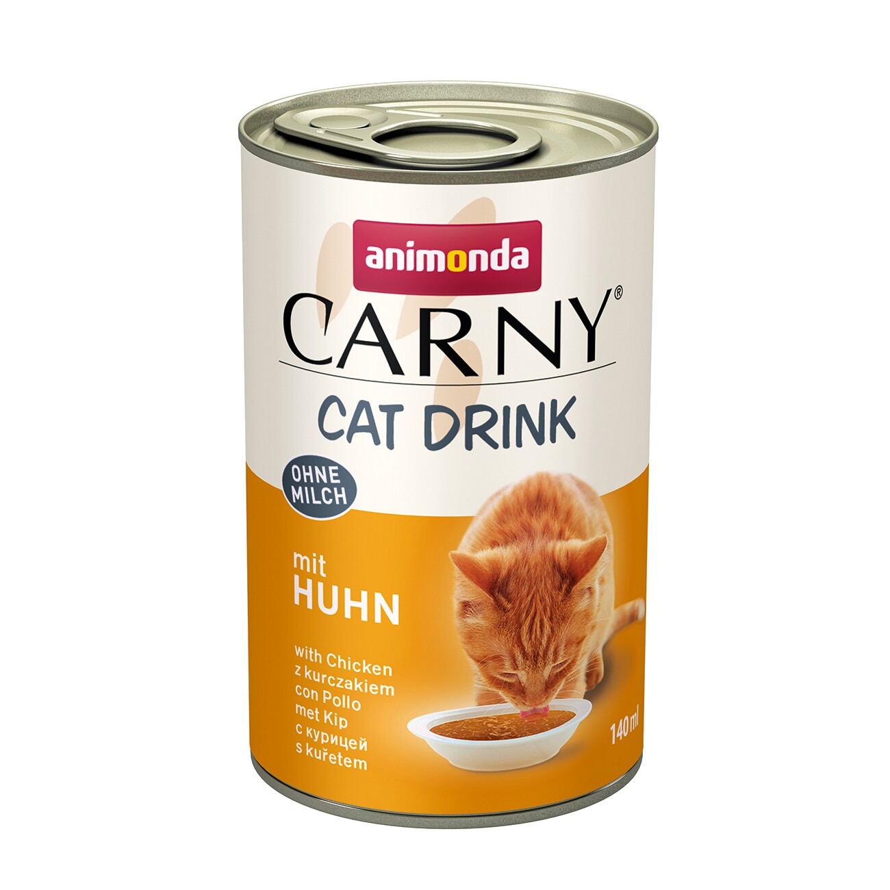 animonda Carny Nassfutter Katze Adult, Mixpaket Cat Drink 8x140 ml