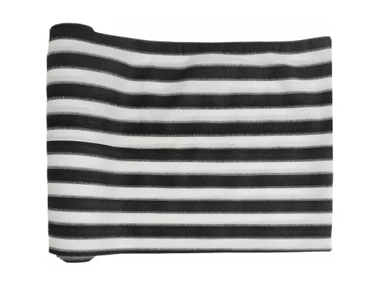 Filet brise-vue anthracite et blanc 2x25 m PEHD 150 g/m²