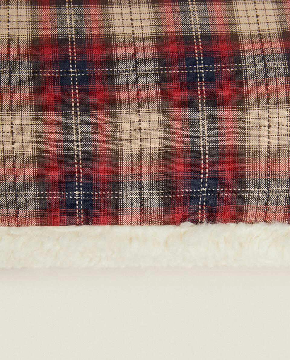 CAPA DE ALMOFADA DE NATAL XADREZ