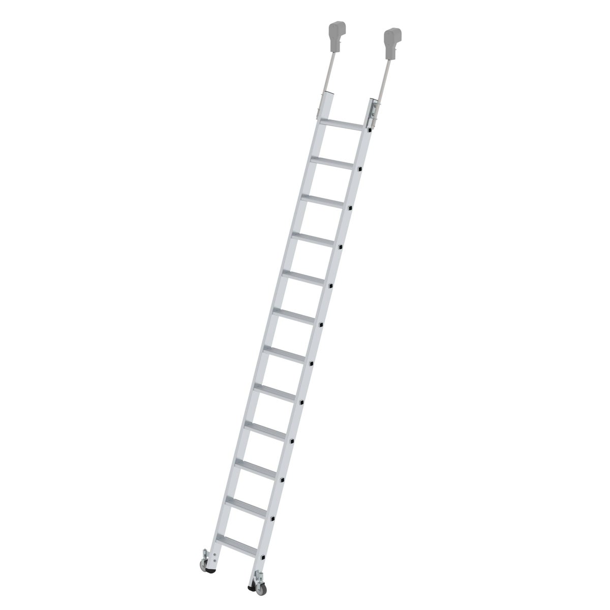 PROREGAL Mobiele Trapladder met 12 Treden