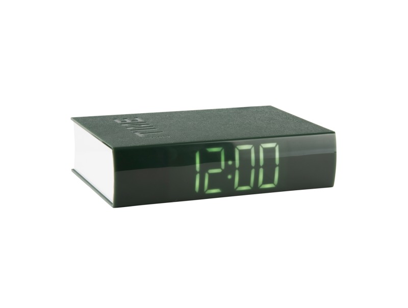 Alarm Clock Book LED KA5861WG Warm grey
