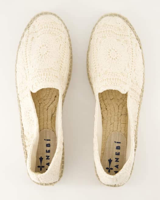 Manebi Yucatan Espadrilles in Beige
