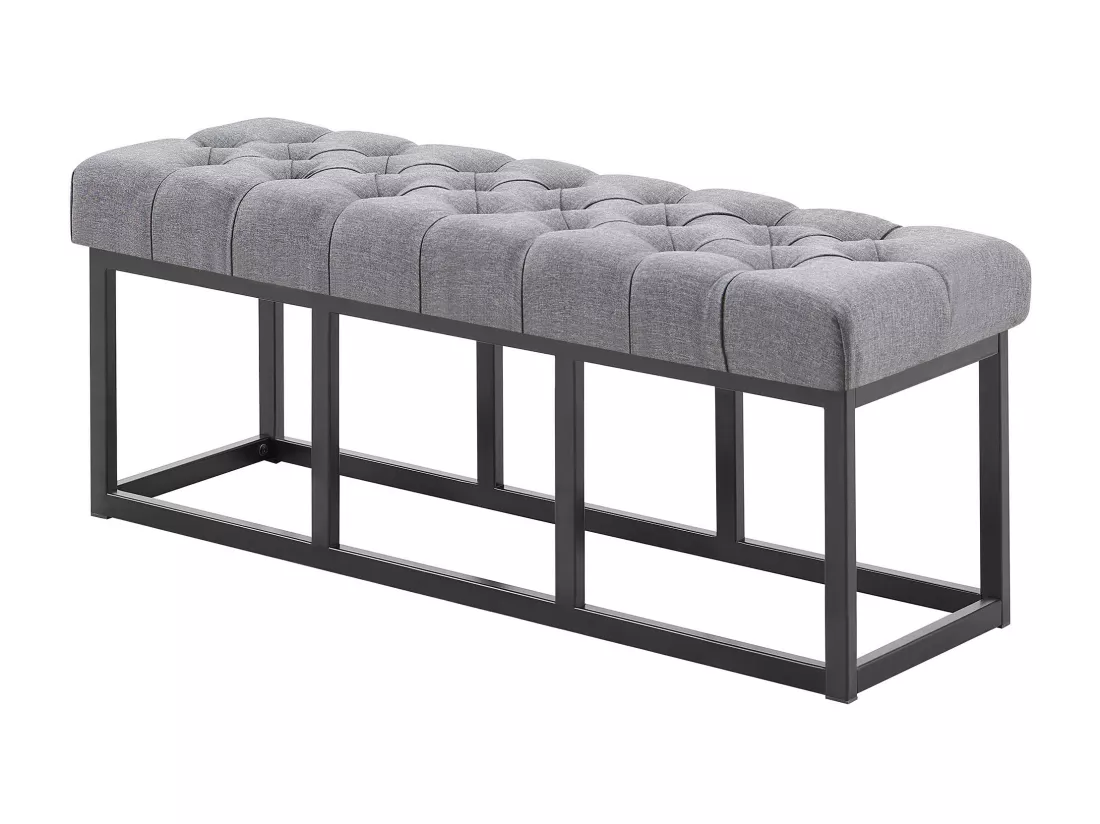 Banquette - Tissu - Gris foncé - Amun