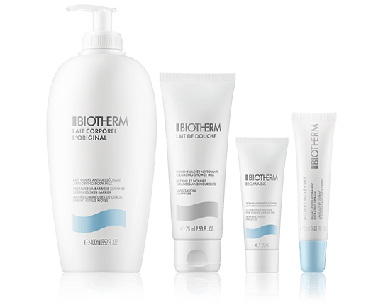 Biotherm Lichaamsverzorging Set mit Lait Corporel 400ml-75ml-20ml-13ml