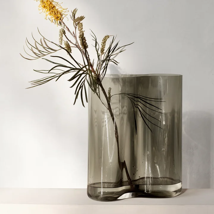 Audo - Aer Vase H 49 cm, smoke