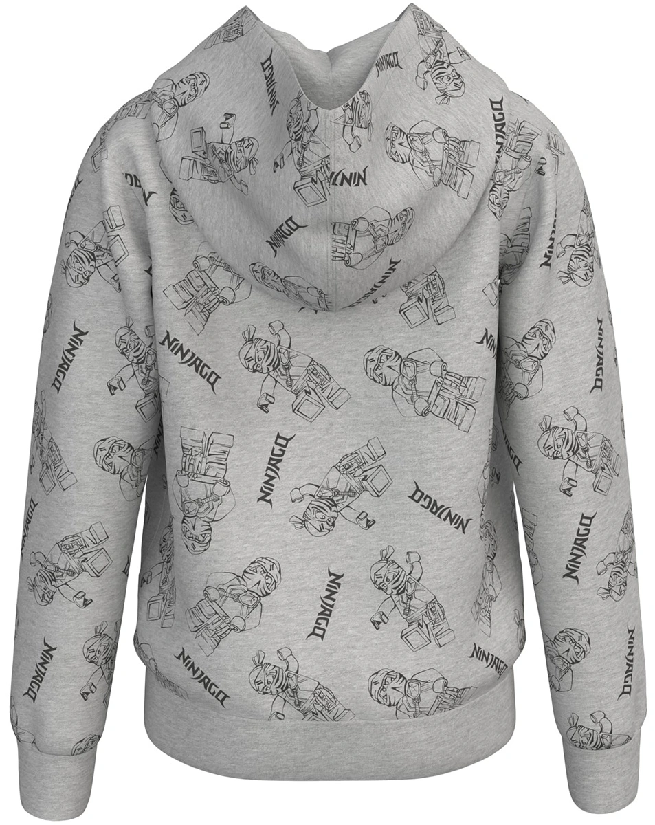 Kapuzen-Sweatshirt M12010654 in grey melange