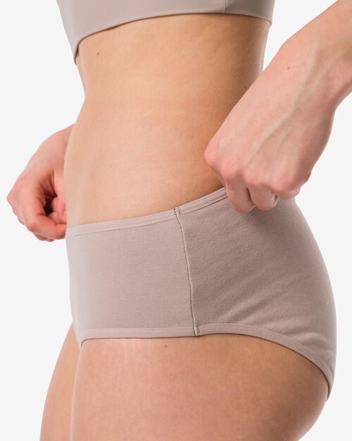 Culotte d'incontinence en coton pour légères fuites urinaires beige