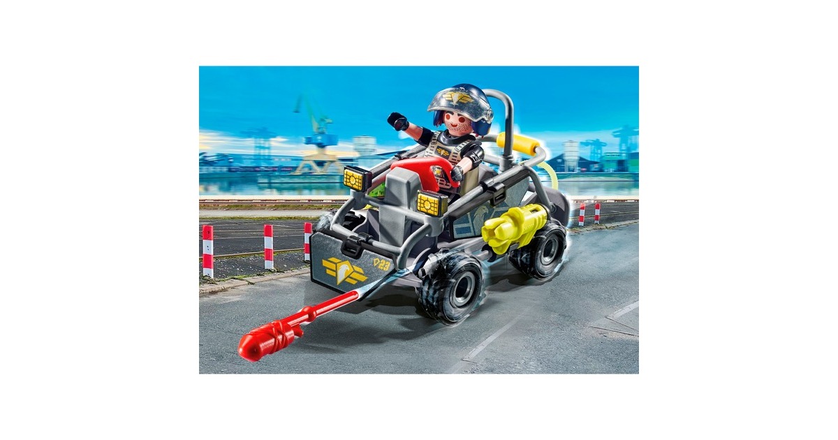 PLAYMOBILCity Action - SWAT multi-terreinwagen 71147 Constructiespeelgoed