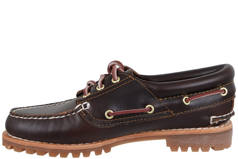 TIMBERLAND AUTHENTIC BOAT SHOES W DARK BROWN SUEDE