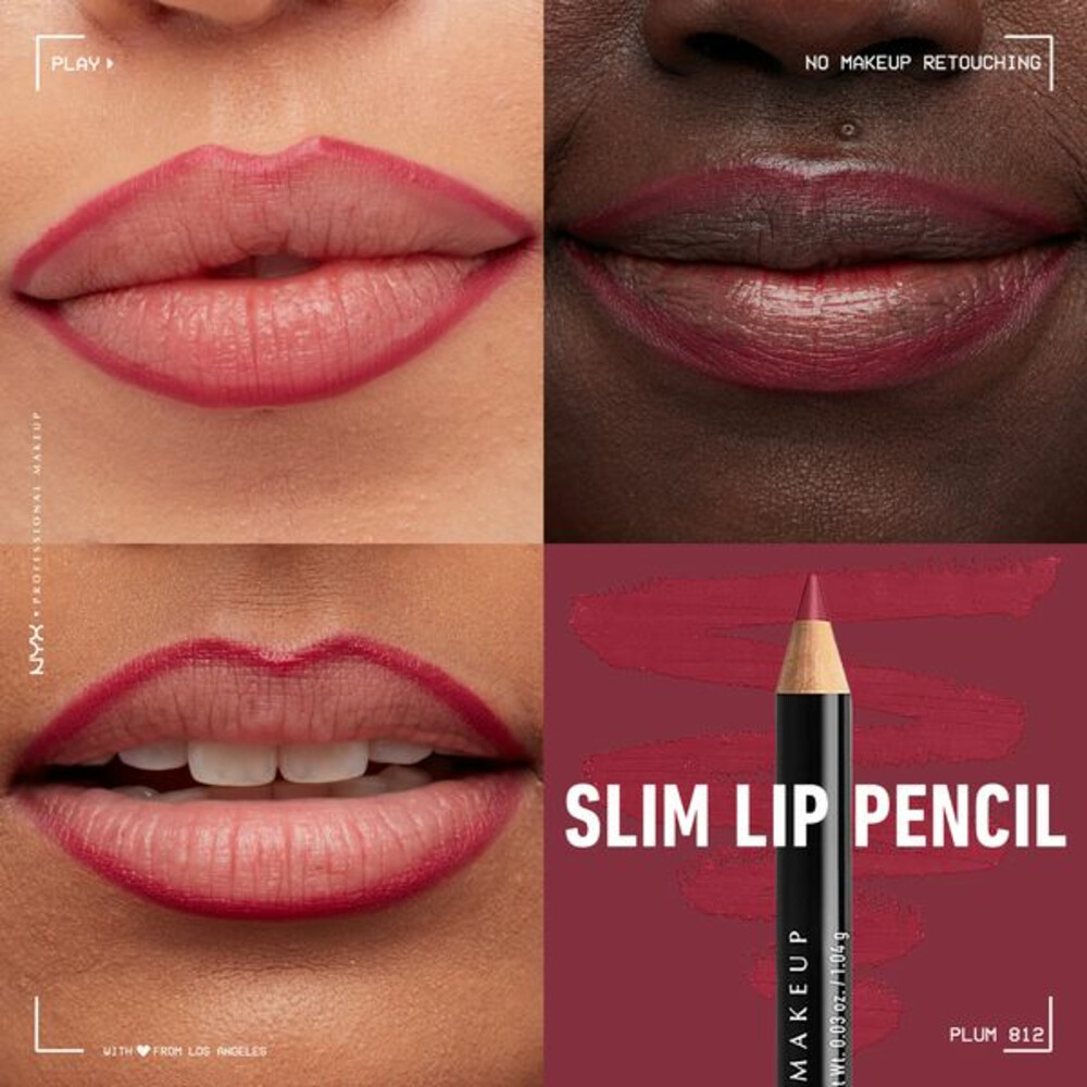 NYX Slim Lip Pencil Plum1 gr