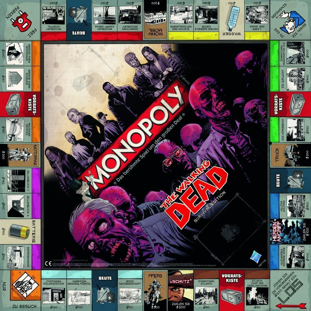 The Walking Dead - Monopoly The Walking Dead Survival Edition (Spiel)