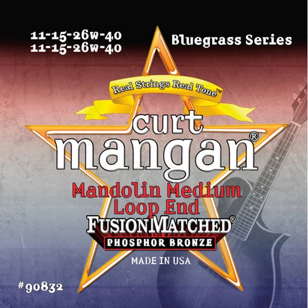 Curt Mangan Mandolin 11-40 Medium snarenset voor mandoline