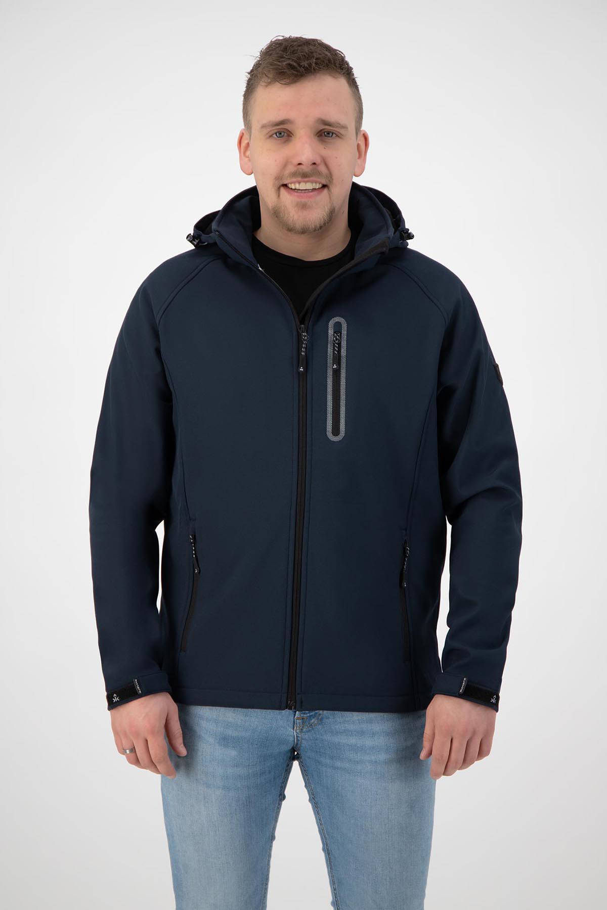 Kjelvik outdoor jas Kevan donkerblauw