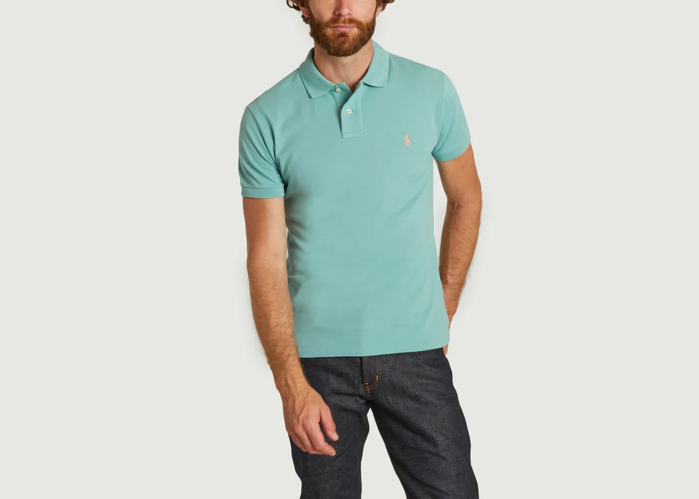 Polo cintré en coton piqué Polo Ralph Lauren