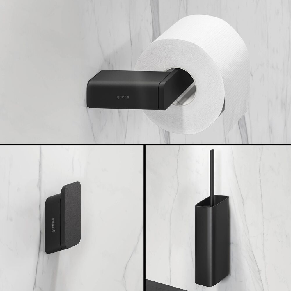 Geesa Shift toiletaccessoireset zwart