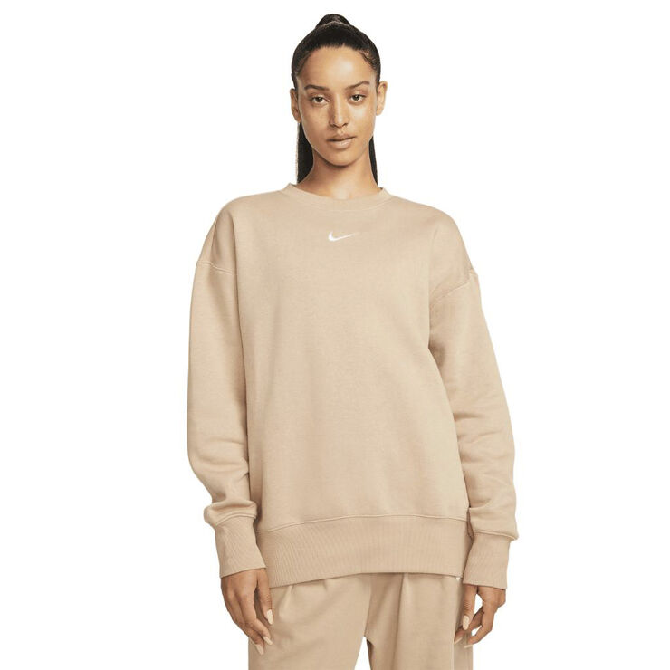 Nike sportswear phoenix fleece oversized sweatshirt Hemp/sail