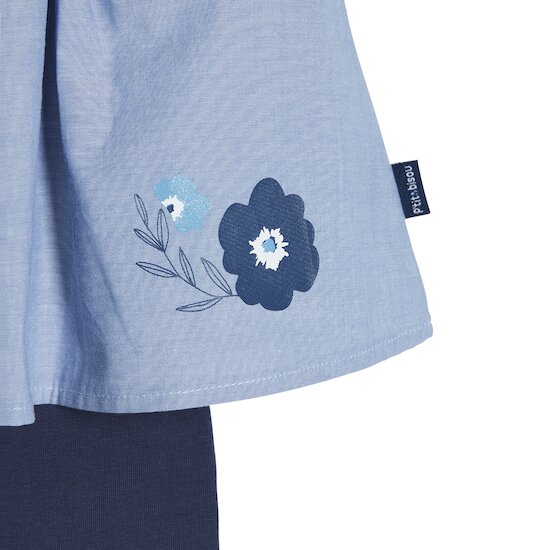 Plage Ensemble Robe + Leggings   Sky        de               P'tit bisou