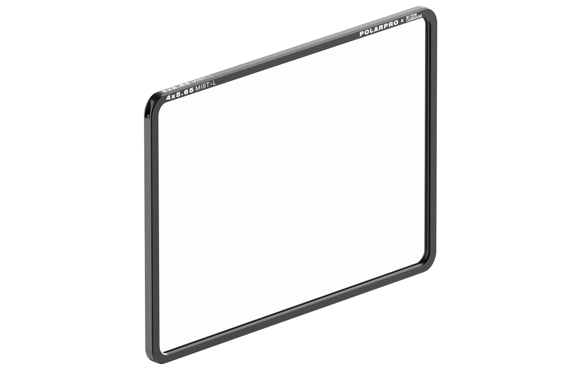 Mist [1\8] 4x5.65 Filter – Motion Clubhouse Edition<br>Vollständig ummantelte Filter mit massgefertigten CNC-Aluminium-Rahmen