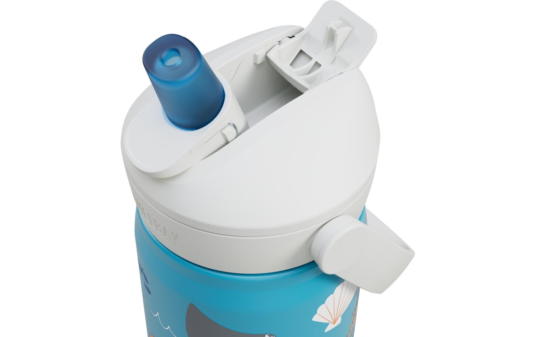 Trinkflasche Thrive Flip Straw Kids V.I. ocean life 400 mlFlasche aus Tritan für Kinder