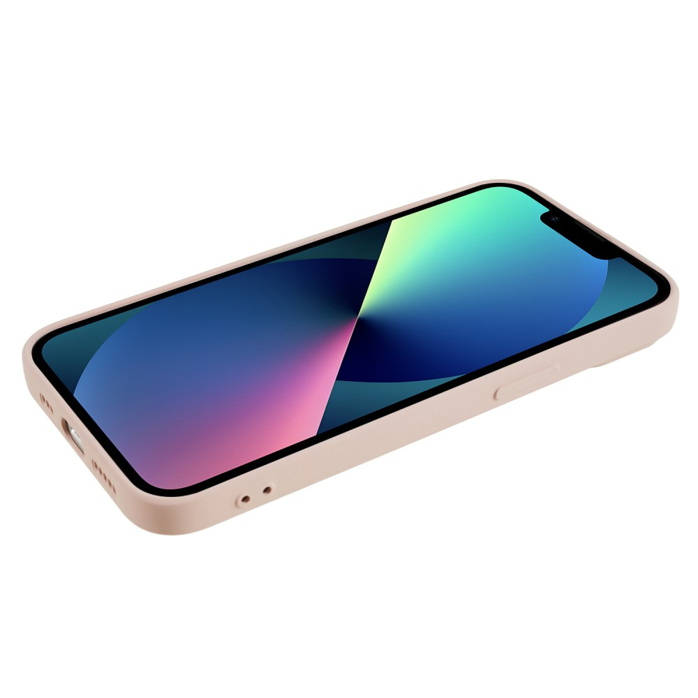 iPhone 13 Gummi Case Hülle mit Kameraschutz - Rosa (Matt)
