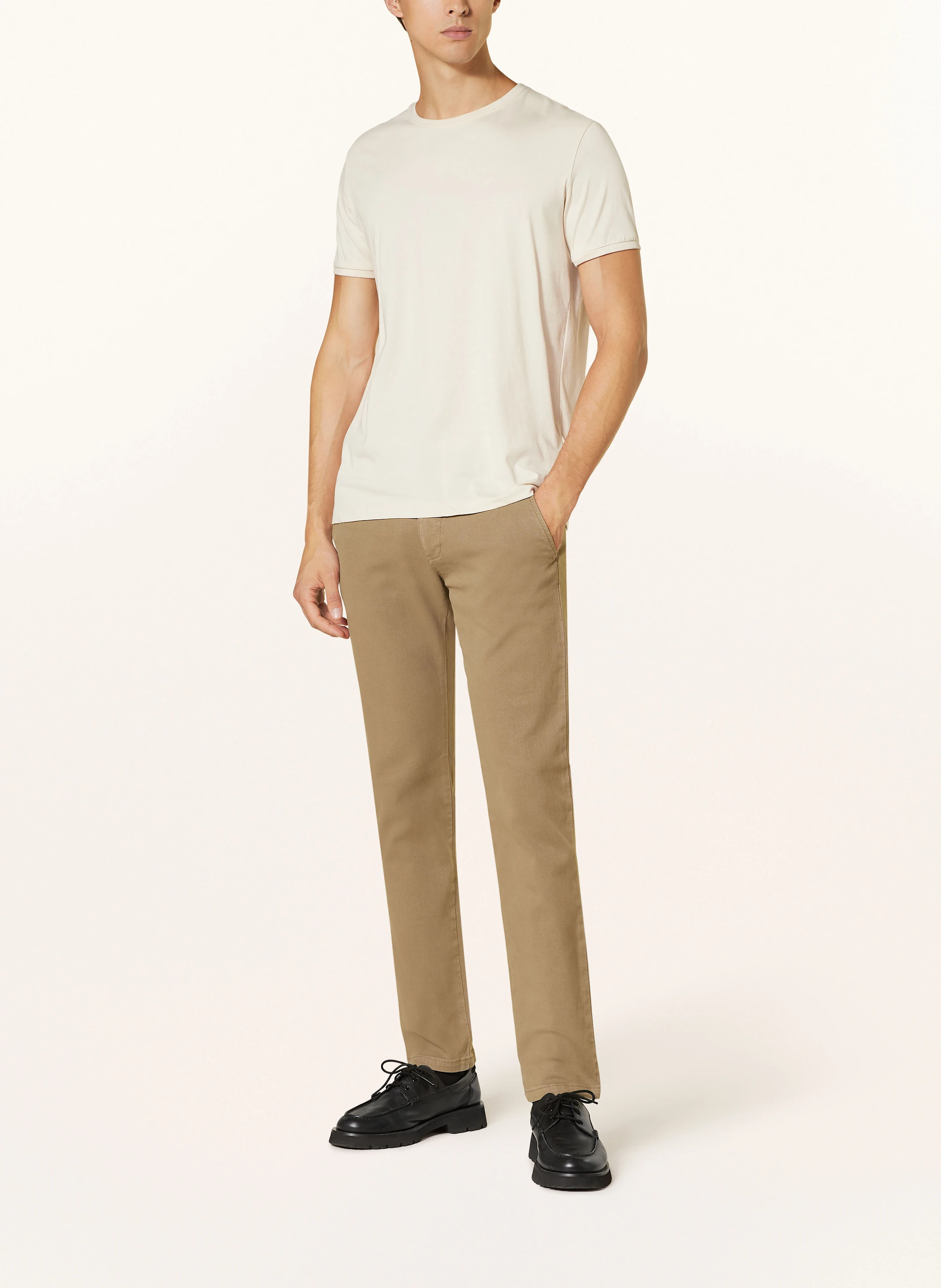 STROKESMAN'S Piqué-Chino Slim Fit