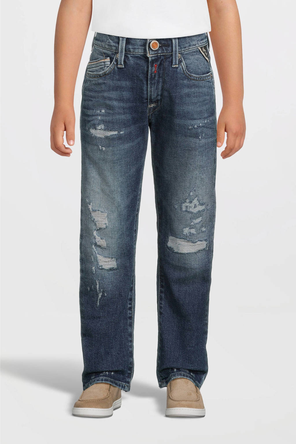 REPLAY regular fit jeans medium blue denim