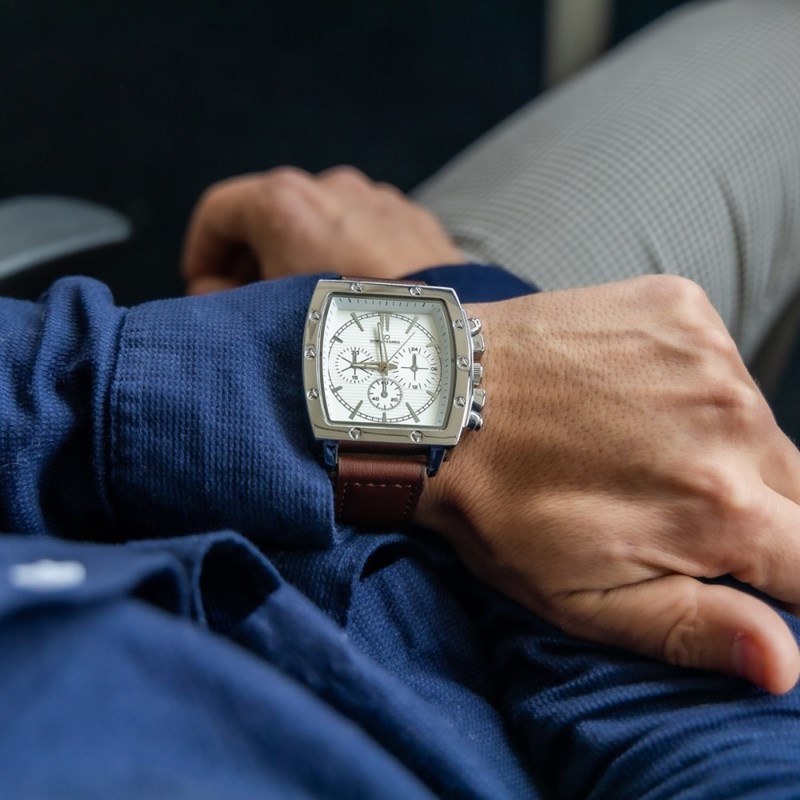 Montre Homme Bracelet Chocolat GIORGIO