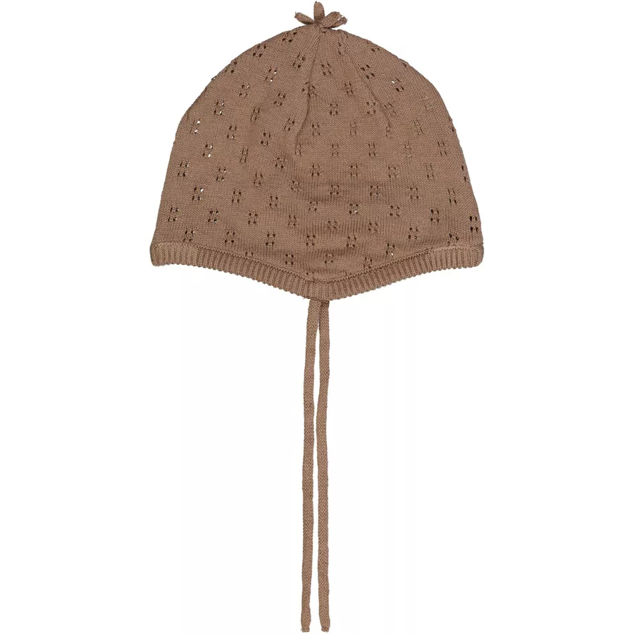 Müsli Babystrickhut Walnut