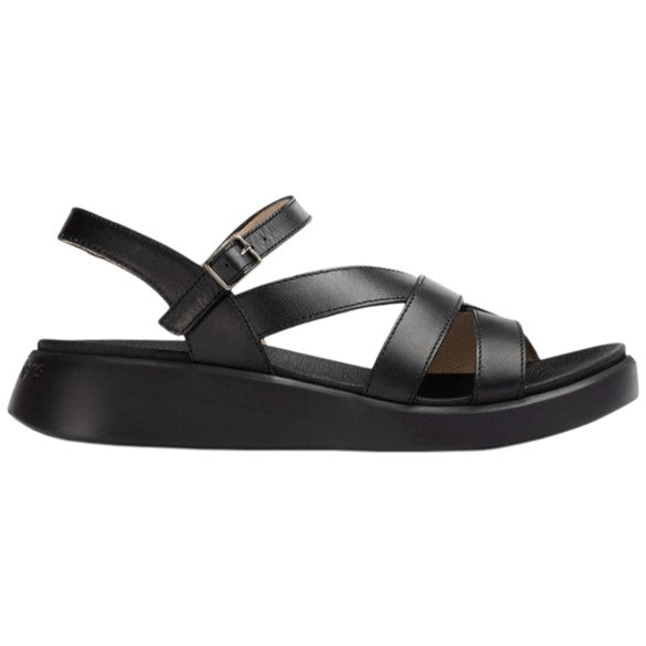 Folk Flade sandaler, kvinder, sort