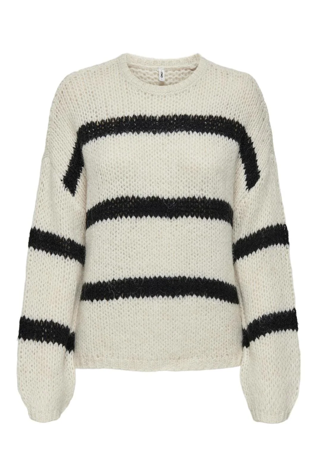 Only Onljackie Ls Pullover Knt 4552779 pearled ivory black