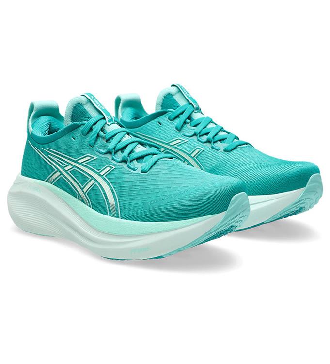 ASICS GEL-NIMBUS 27 1012B753 WAVE-TEAL-ILLUMINATE-MINT