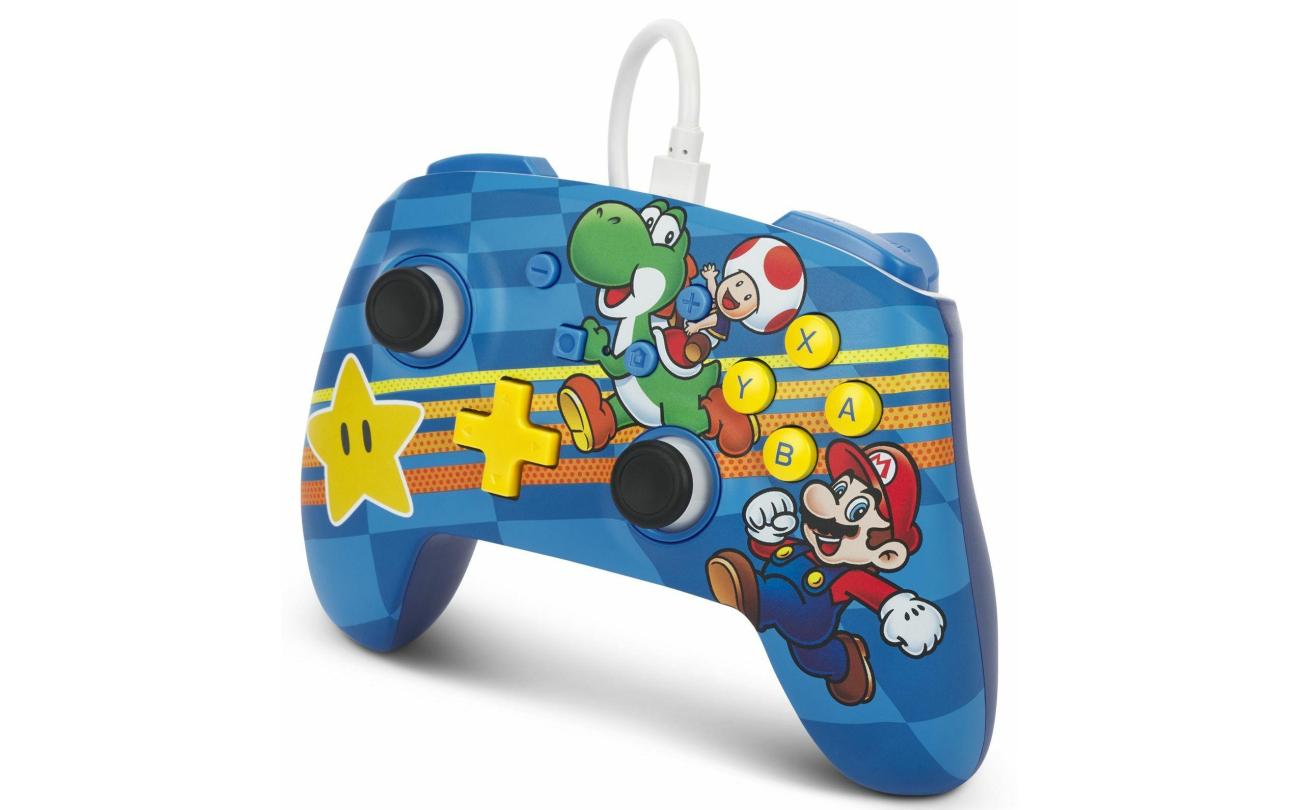 Switch - Power A Wired Controller Mushroom Kingdom