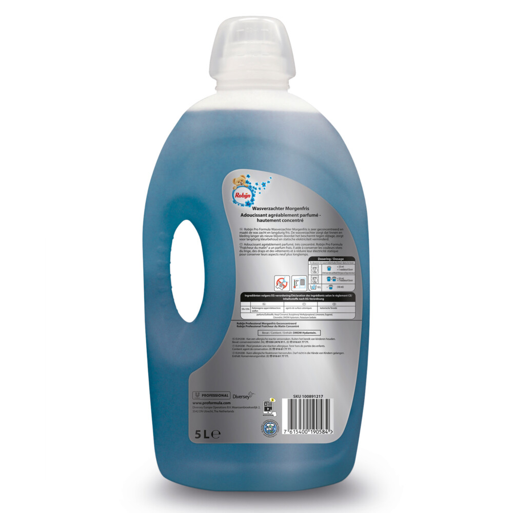Robijn Professional Wasverzachter Morgenfris - 200 Wasbeurten Pro Formula5 liter