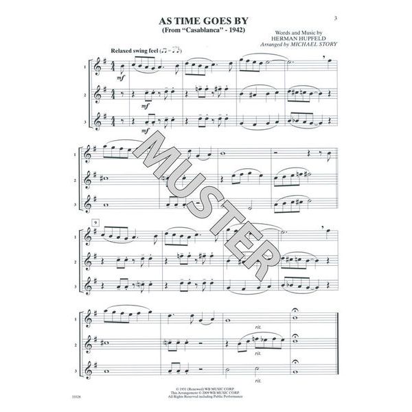 Alfred Music Publishing Movie Trios For All Alto Sax