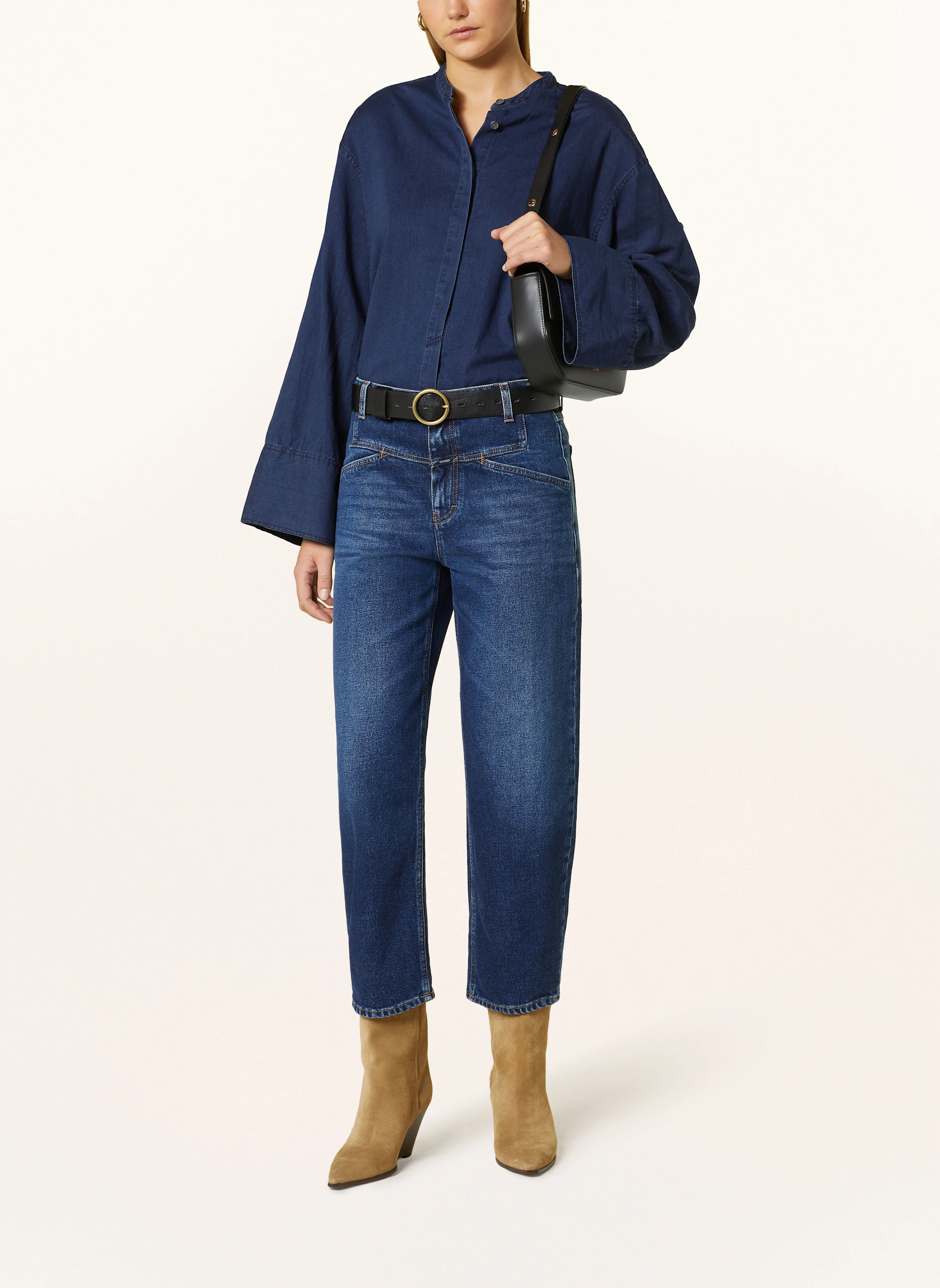 CLOSED Bluse in Jeansoptik