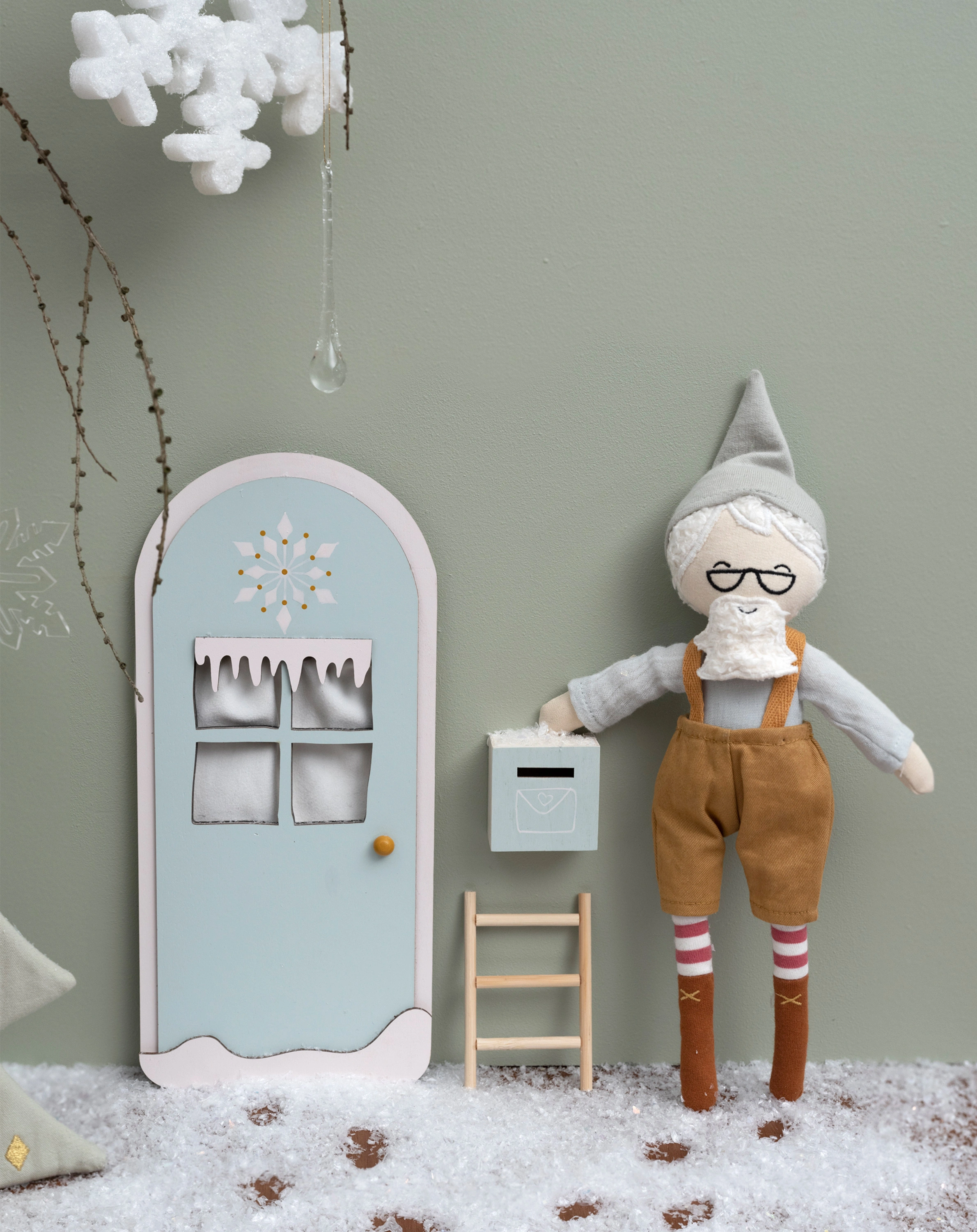 Stoffpuppe CHRISTMAS ELF - GRANDPA