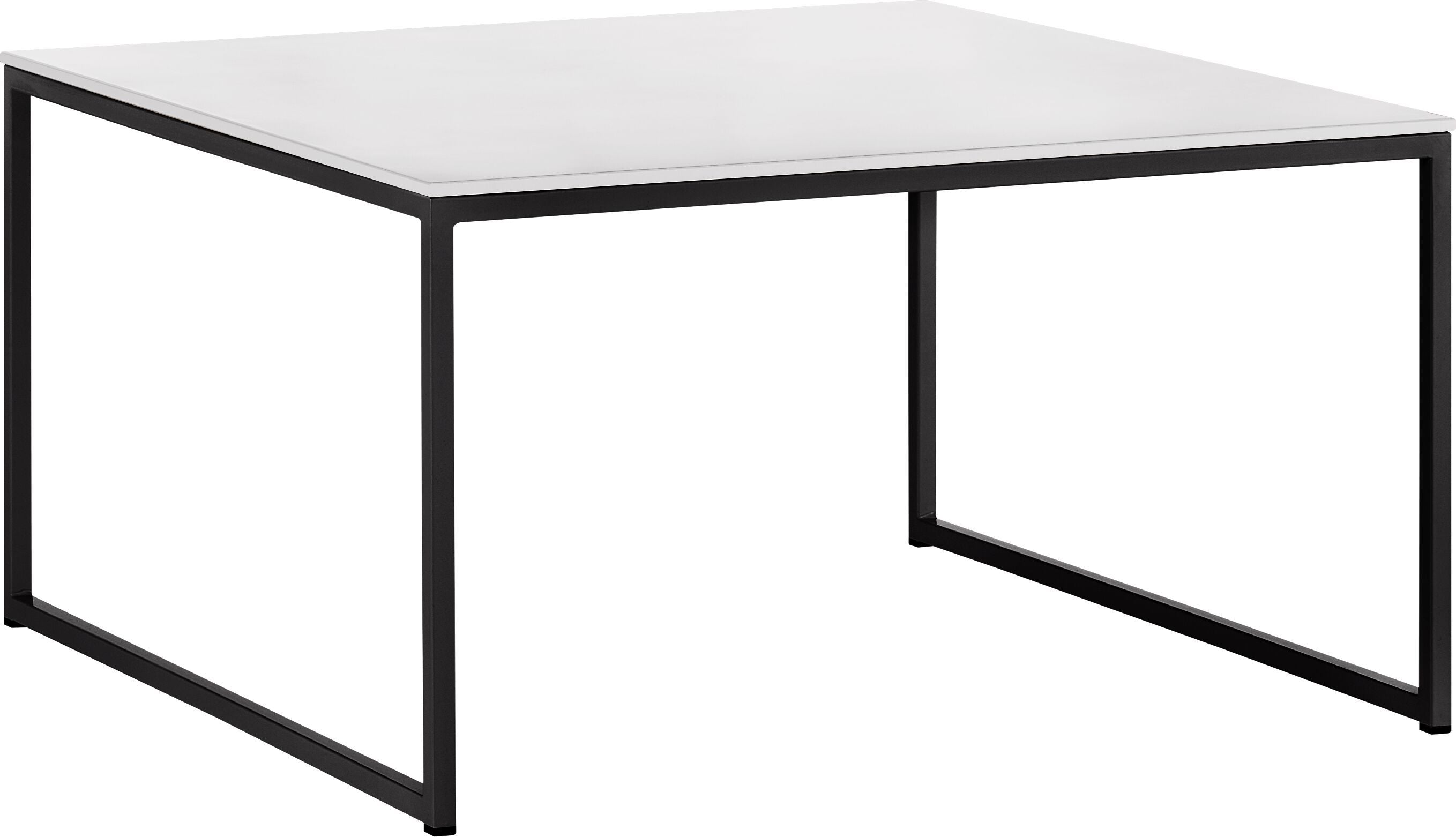 AVEA Salontisch - grau / schwarz / B: 65.0 cm x T: 65.0 cm x H: 36.0 cm