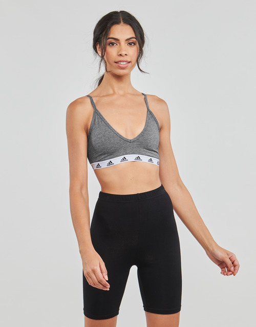 adidas Performance - PUREB LS BRA - bruyere gris fonce
