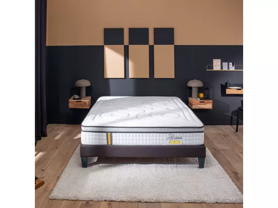 BELLECOUR LITERIE | Matelas REINA 2.0 90x190 cm | Ressorts ensachés