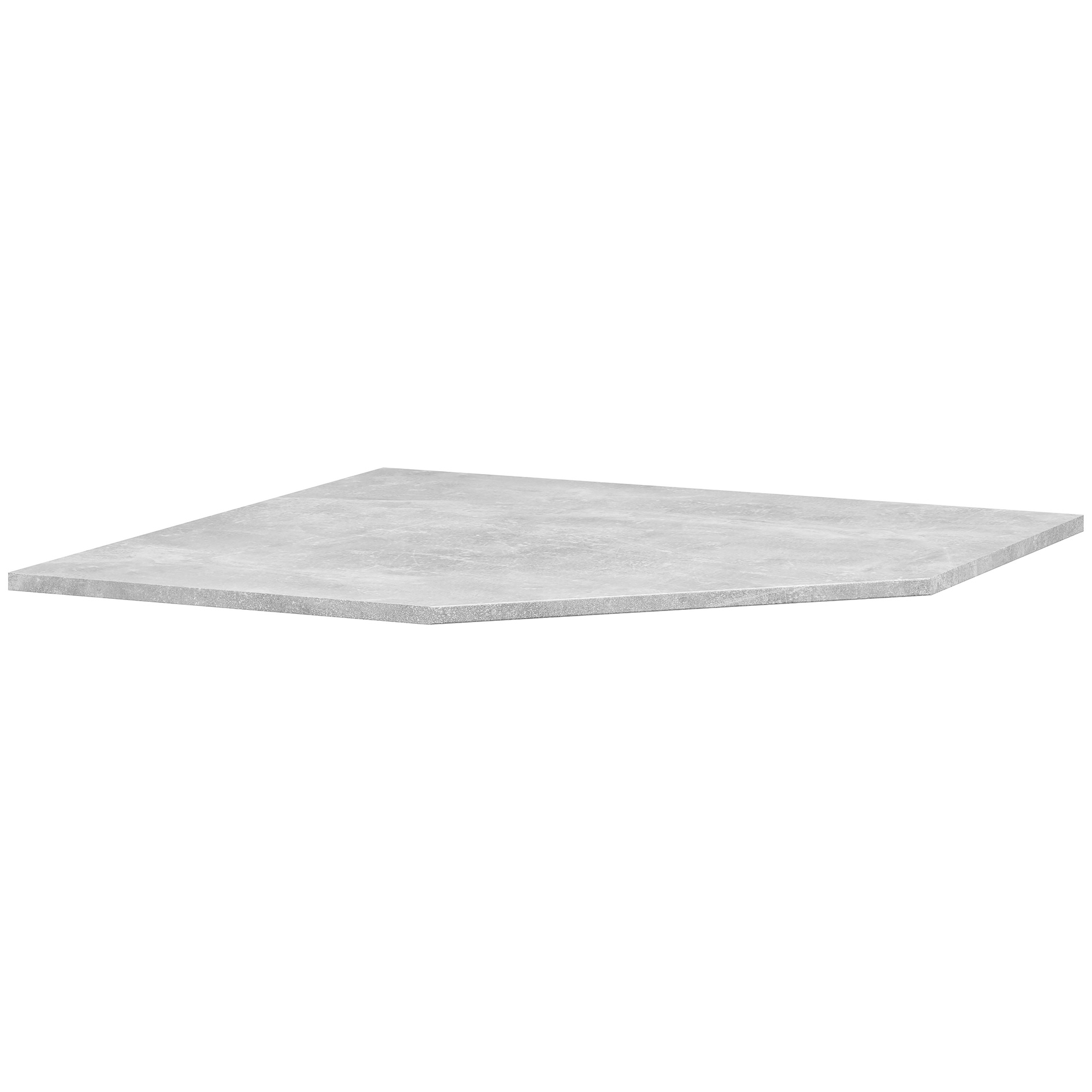 Eck-Abdeckplatte - Betonoptik - 101 cm